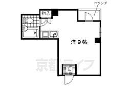 エスポワール ワンルームの間取図画像