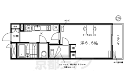 レオパレスSOARER3 1Kの間取図画像