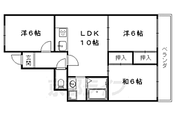 メゾンミソノ 3LDKの間取図画像
