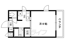 サンライフMS 1Kの間取図画像