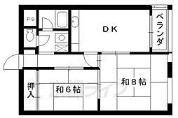ロイヤルセンタービルディングコバヤシ 2DKの間取図画像