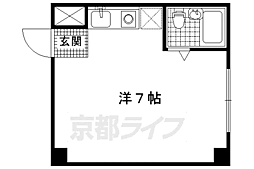 メゾン・ポインセチア ワンルームの間取図画像
