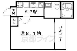 VitaAPM 1Kの間取図画像