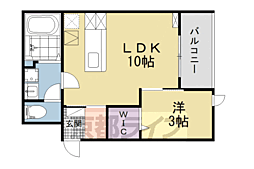 TSプレイス大住 1LDKの間取図画像