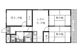 コーポみむろ 3LDKの間取図画像