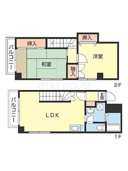 シティアーク北新 803｜和歌山県和歌山市北新金屋丁(賃貸マンション2LDK・8階・59.00㎡)の写真 その2