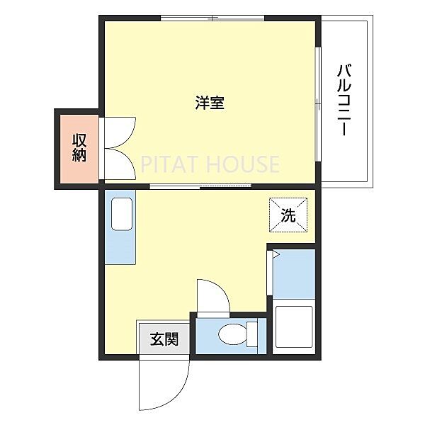 マンションナナヤマ田尻 205｜和歌山県和歌山市田尻(賃貸マンション1K・2階・20.46㎡)の写真 その2