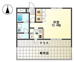 グレイス花山 102 ｜ 和歌山県和歌山市鳴神（賃貸アパート1R・1階・33.00㎡） その2