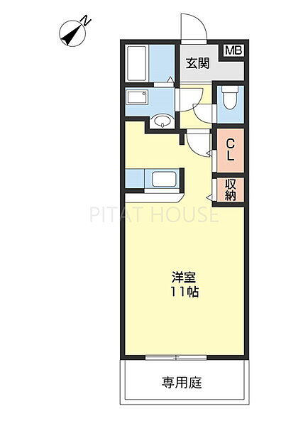 アーバンパレス中之島 103｜和歌山県和歌山市中之島(賃貸アパート1R・1階・31.50㎡)の写真 その2