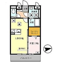 ソワサントゥ ヴァレ 105 ｜ 和歌山県和歌山市六十谷（賃貸アパート1LDK・1階・33.39㎡） その2