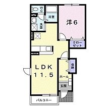 ドゥライラ－ト 101 ｜ 和歌山県橋本市高野口町伏原995-1（賃貸アパート1LDK・1階・42.77㎡） その2