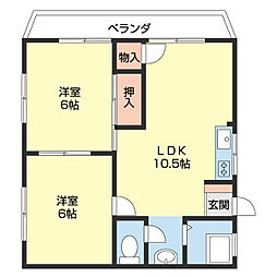 グランディール西浜 2階