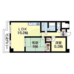 プリムローズ 7階3LDKの間取り