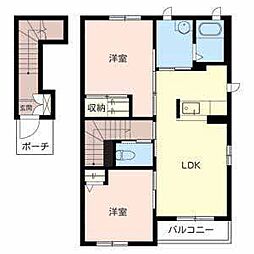 シャーメゾン六十谷 2階/205