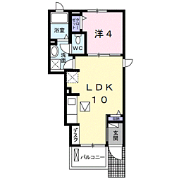 メゾン　ビオーラ西ノ庄　I 1階