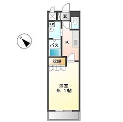 ピースフルモアメルセ 3階/305