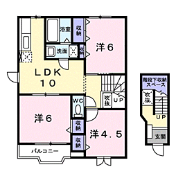 ソレイユM 2階
