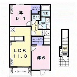 ディオーネ・ジエータ紀ノ川II 2階