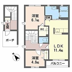ルミナス榎原 2階/201