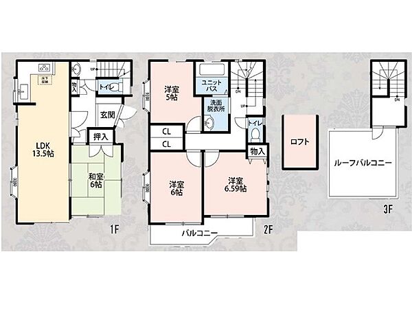 間取りを拡大表示