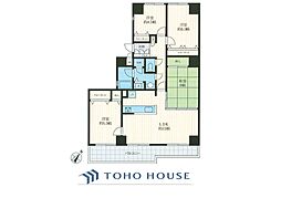 三協鶴間ガーデンハウス 4LDKの間取図画像