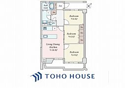 第一磯子ハイツ 3LDKの間取図画像