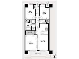 間取図画像 3LDK