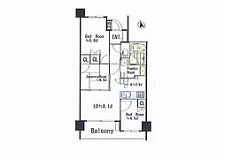 ダイナシティ東戸塚 3LDKの間取図画像