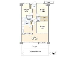 間取図画像 3LDK