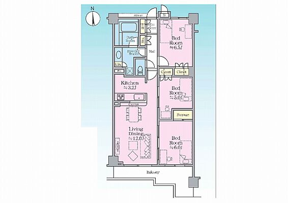 間取り クオス金沢八景レジデンシャルステージ 3階/-
