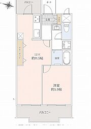 間取図画像 1LDK