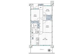 グレーシアパーク山手台イースト壱番館 3LDKの間取図画像