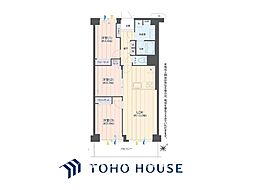 サニーハイツ梶が谷 3LDKの間取図画像
