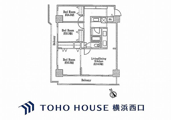 間取りを拡大表示