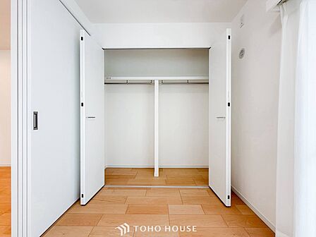 暮らし心地を大きく左右する収納を適材適所に配置。
