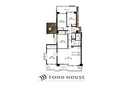 スカイビュー戸塚1号棟 4LDKの間取図画像