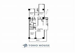 ローズハイツ横浜西口 3LDKの間取図画像
