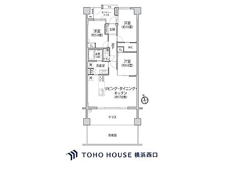 3LDK 間取り
