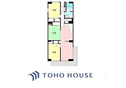 グレイスコート金沢八景 3LDKの間取図画像