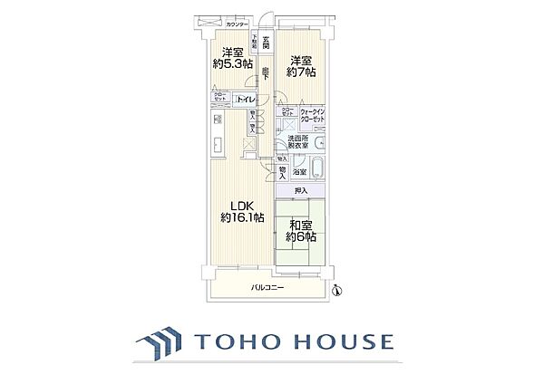 間取りを拡大表示