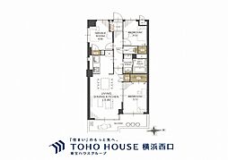 ライオンズマンション金沢八景第10A館 2SLDKの間取図画像