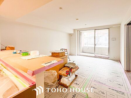 開放感あるリビングダイニング。ご家族とのんびりしたひと時を過ごせますね。