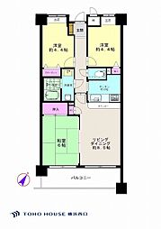 グレイスヒルズ保土ケ谷 3LDKの間取図画像