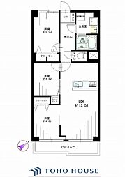 ネオコーポ山下 3LDKの間取図画像