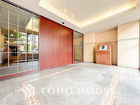 防犯対策の「オートロック」を採用。マンション住人以外の侵入を防ぐために設置しました。