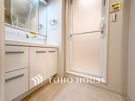 ご家族の1日が始まり、1日の終わりを締めくくる洗面空間。