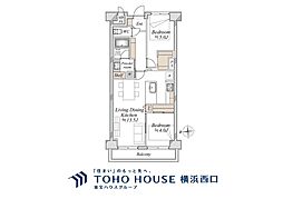 コーラル東戸塚 2LDKの間取図画像
