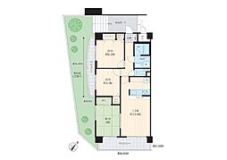 フェイム宮前平 3LDKの間取図画像