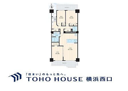 3LDK 間取り