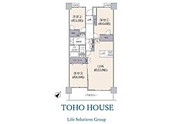 たまプラーザ西パーク・ホームズ 3LDKの間取図画像